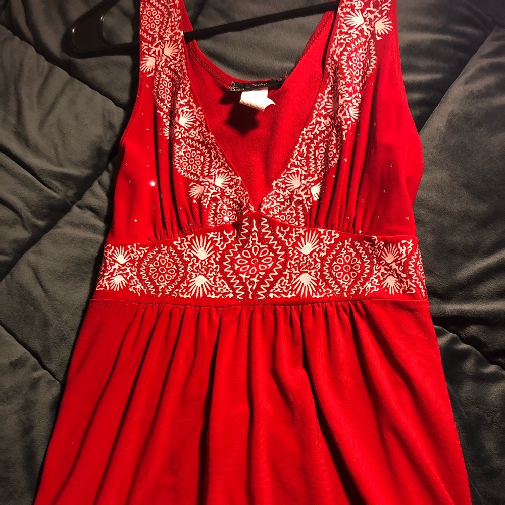 Red women’s tank top